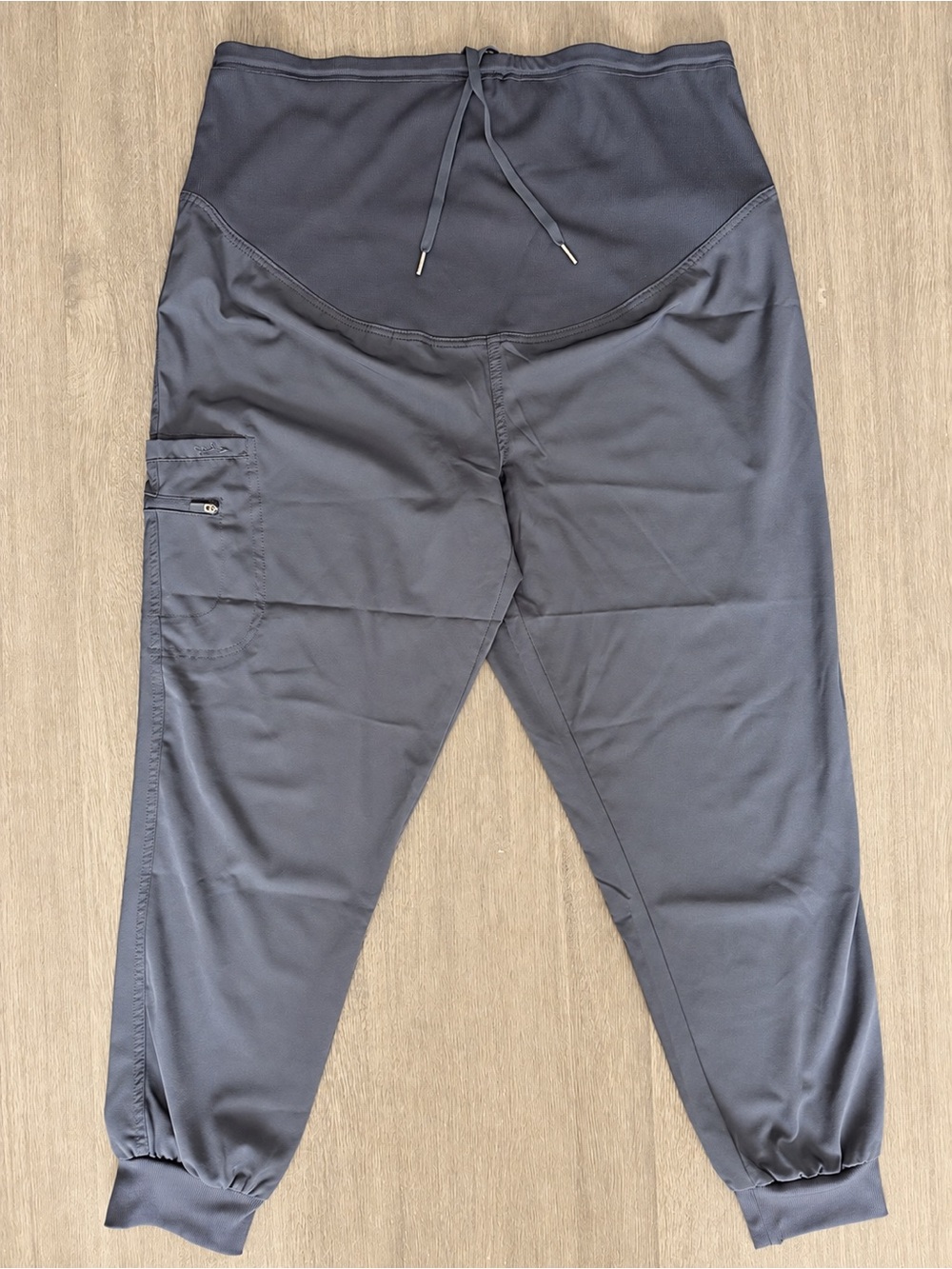 Ava & Me Women’s Maternity Scrub Jogger Pants Gray Size L